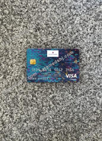 Liechtenstein Neue Bank AG bank visa classic card photolook front